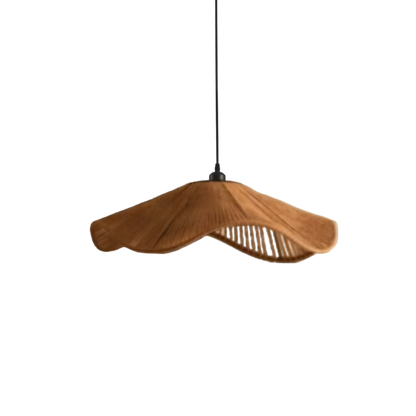 Natural Boho Pendant Light Woven Jute Shade Design | Velnora
