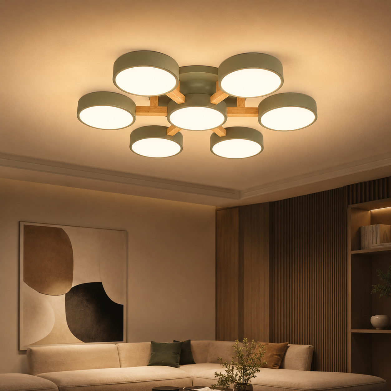 Nordic Acrylic Cluster Ceiling Light for Indoor Use | Evoria