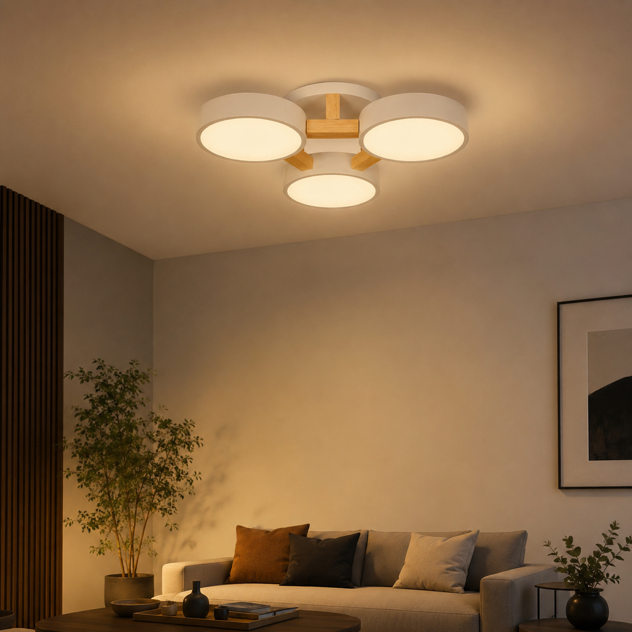 Nordic Acrylic Cluster Ceiling Light for Indoor Use | Evoria