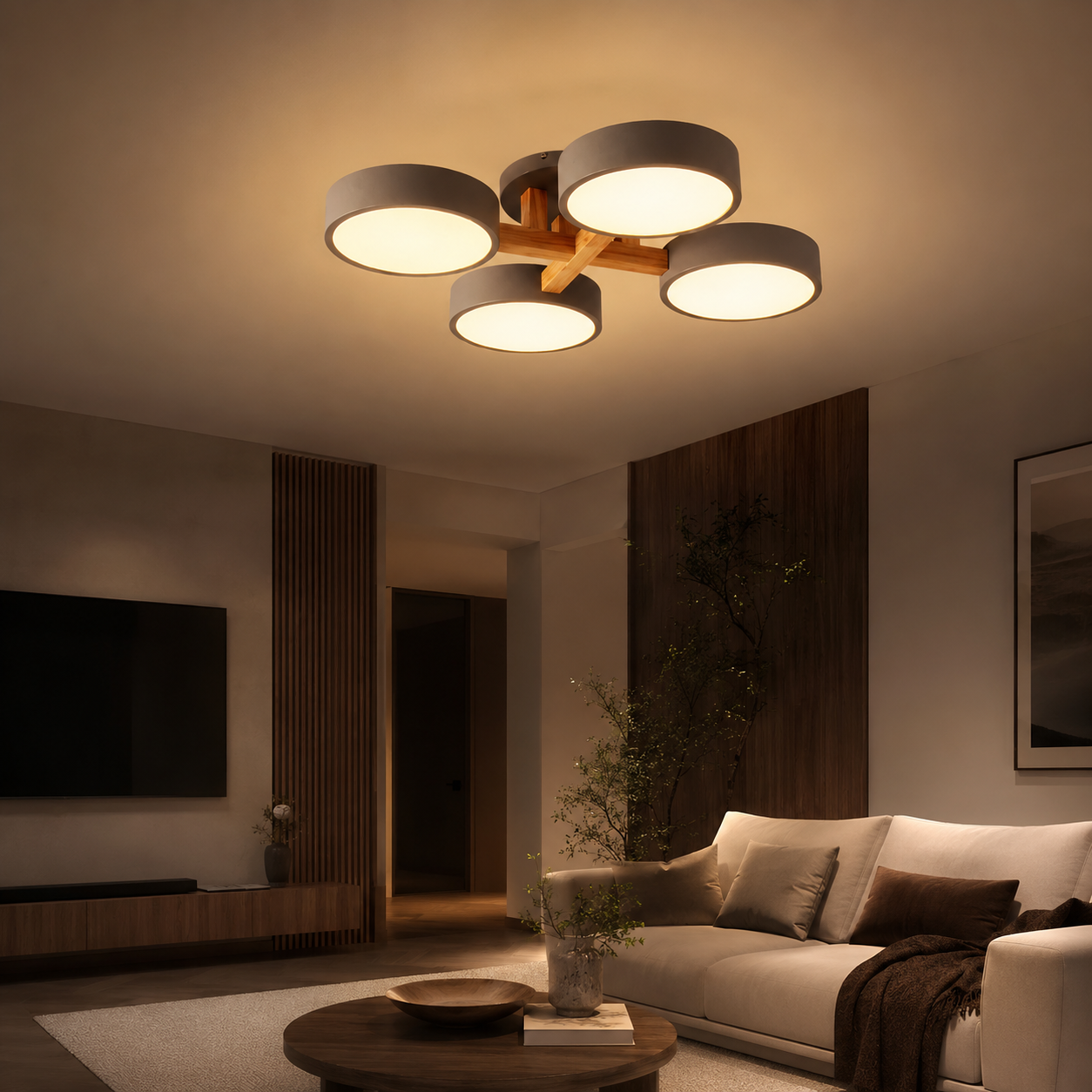 Nordic Acrylic Cluster Ceiling Light for Indoor Use | Evoria