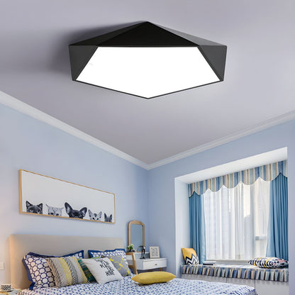 Nordic Acrylic LED Flush Mount Ceiling Light Fixture | Lumivra