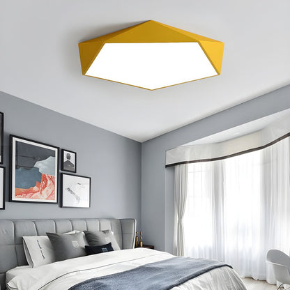 Nordic Acrylic LED Flush Mount Ceiling Light Fixture | Lumivra