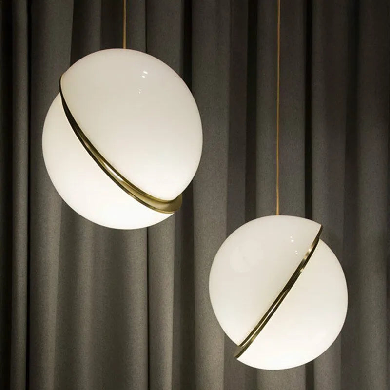 Nordic Acrylic Sphere Pendant Light for Dining Areas | Quorexa