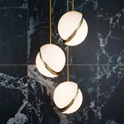 Nordic Acrylic Sphere Pendant Light for Dining Areas | Quorexa
