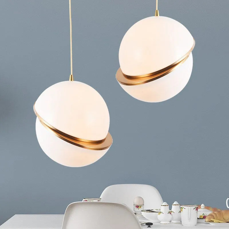 Nordic Acrylic Sphere Pendant Light for Dining Areas | Quorexa