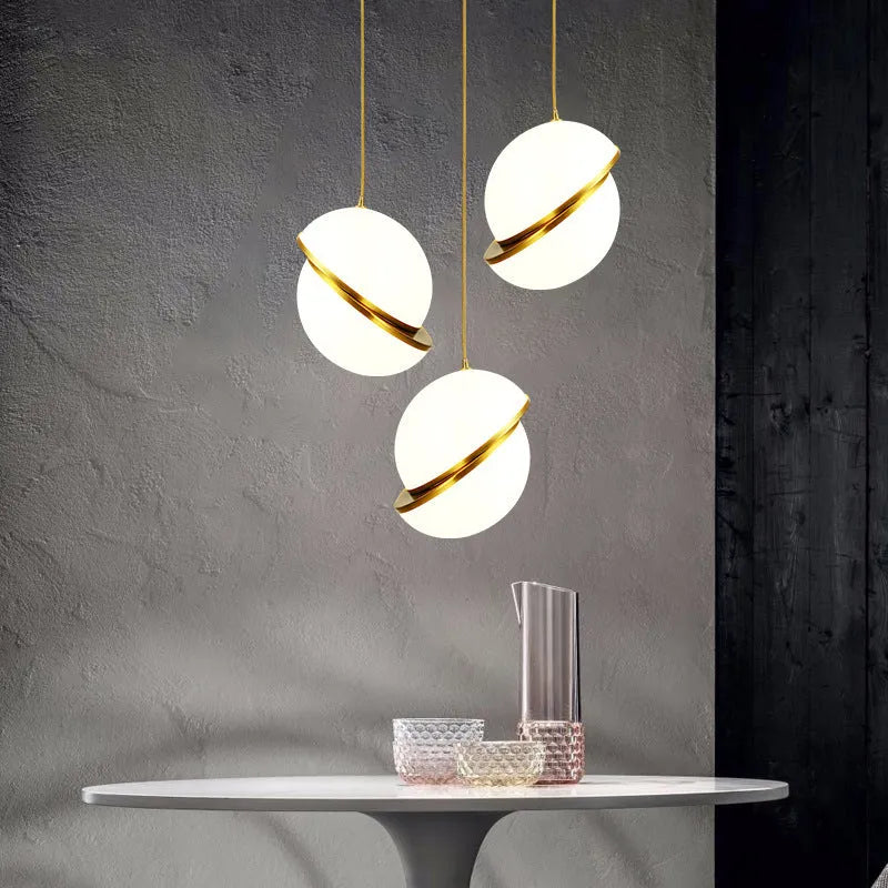 Nordic Acrylic Sphere Pendant Light for Dining Areas | Quorexa