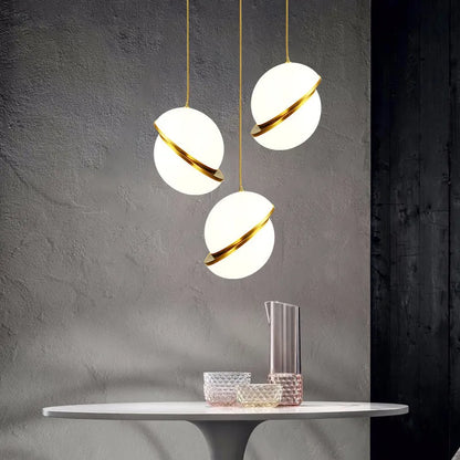 Nordic Acrylic Sphere Pendant Light for Dining Areas | Quorexa