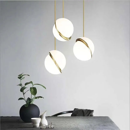 Nordic Acrylic Sphere Pendant Light for Dining Areas | Quorexa