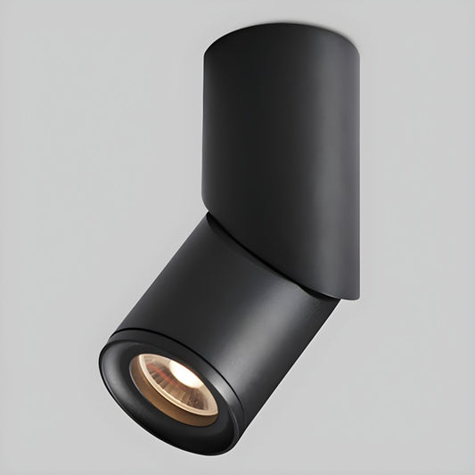 Nordic Aluminium Cylinder Flush Mount Ceiling Light | Corvyn
