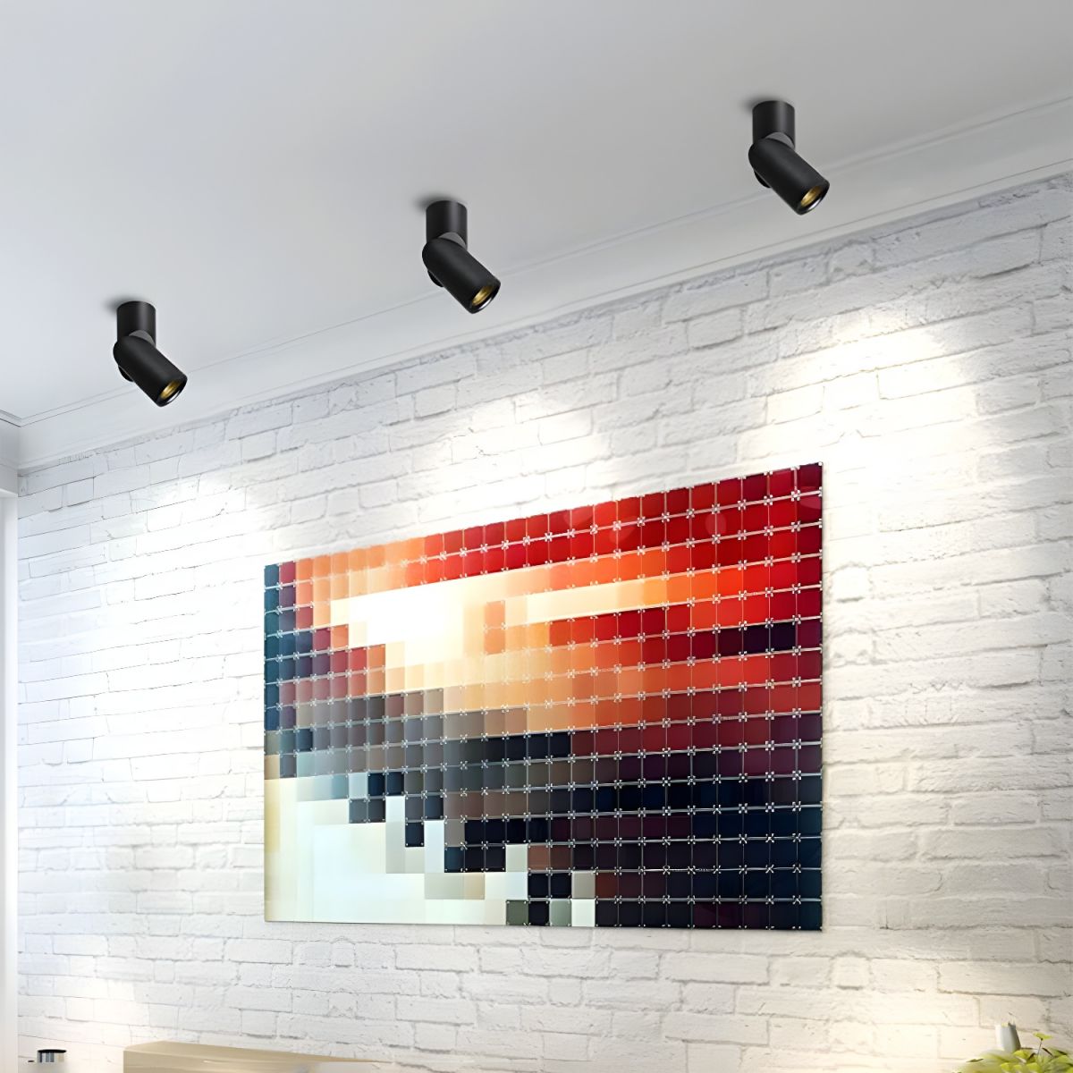 Nordic Aluminium Cylinder Flush Mount Ceiling Light | Corvyn