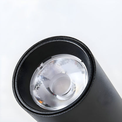 Nordic Aluminium Cylinder Flush Mount Ceiling Light | Corvyn