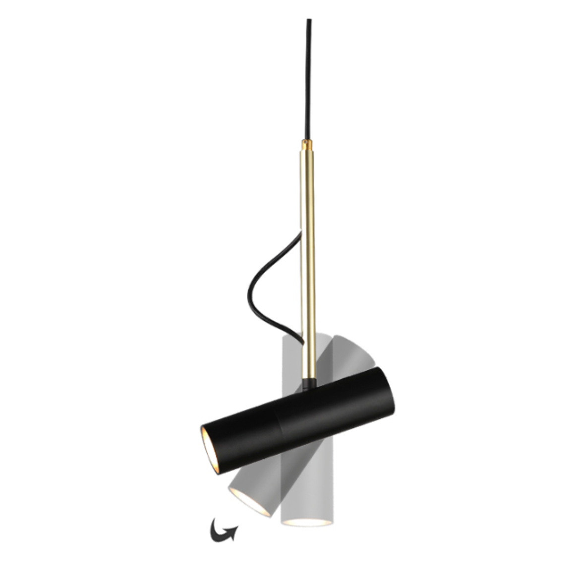 Nordic Aluminium LED Spotlight Pendant Light Ceiling Lamp | Merqula