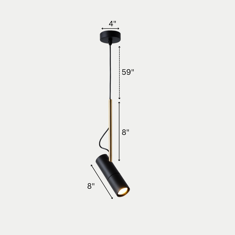 Nordic Aluminium LED Spotlight Pendant Light Ceiling Lamp | Merqula