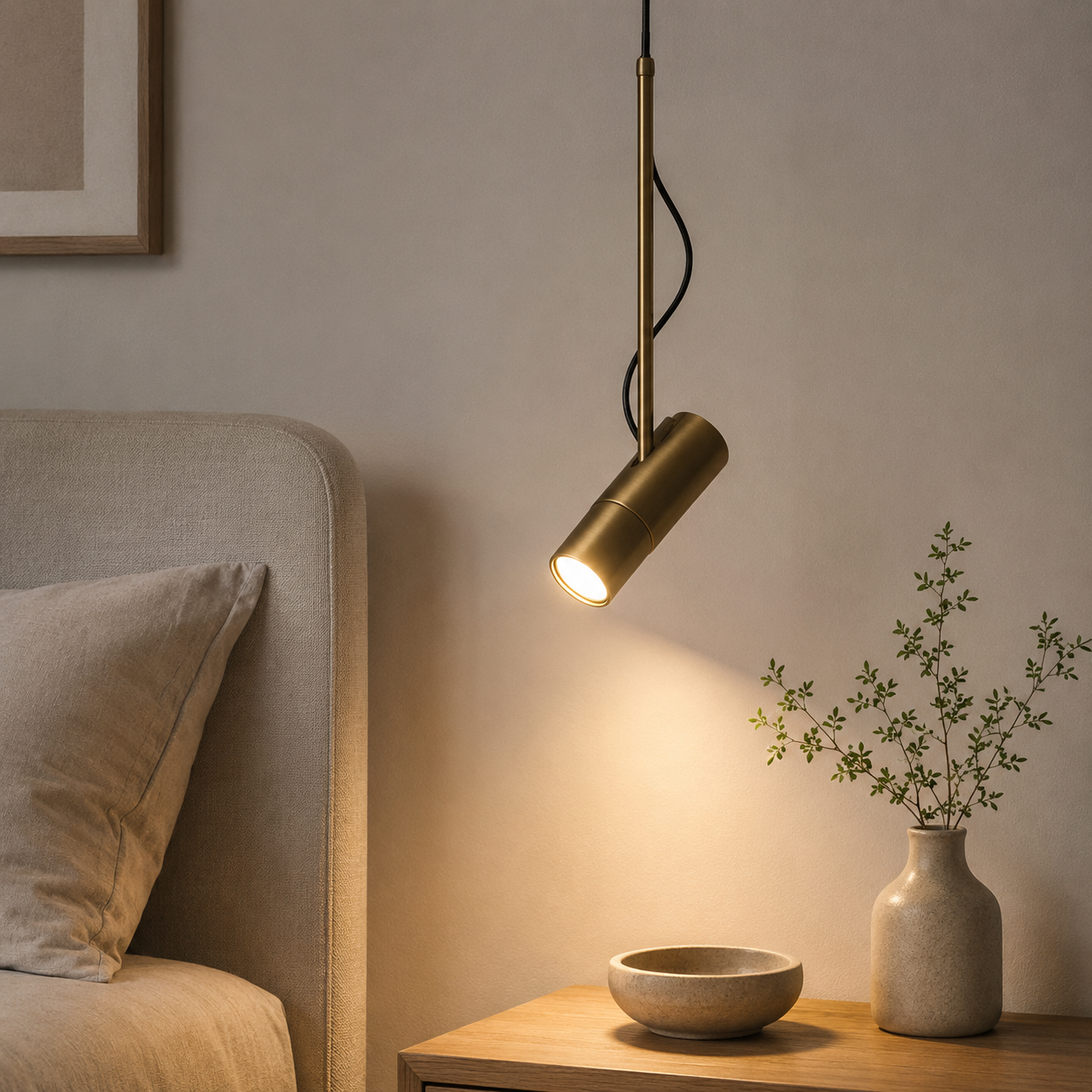 Nordic Aluminium LED Spotlight Pendant Light Ceiling Lamp | Merqula