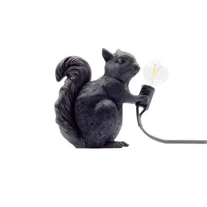 Nordic Art Deco Resin Squirrel Table Lamp | Kelmoro