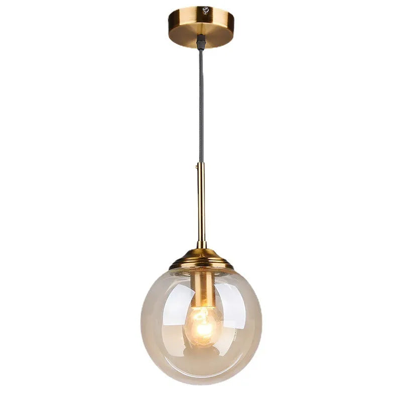 Nordic Clear Glass Pendant Light for Kitchen Island | Aurelix