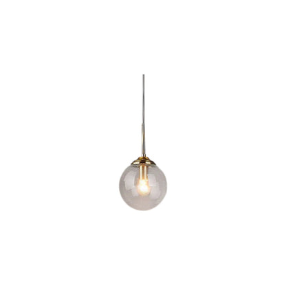 Nordic Clear Glass Pendant Light for Kitchen Island | Aurelix