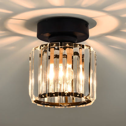 Nordic Crystal Flush Mount Ceiling Light Fixture | Glowen