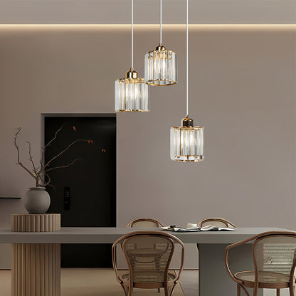 Nordic Crystal Multi Head Pendant Light for Dining Areas | Quorixa
