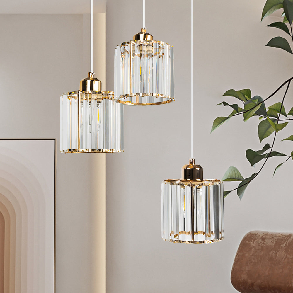 Nordic Crystal Multi Head Pendant Light for Dining Areas | Quorixa