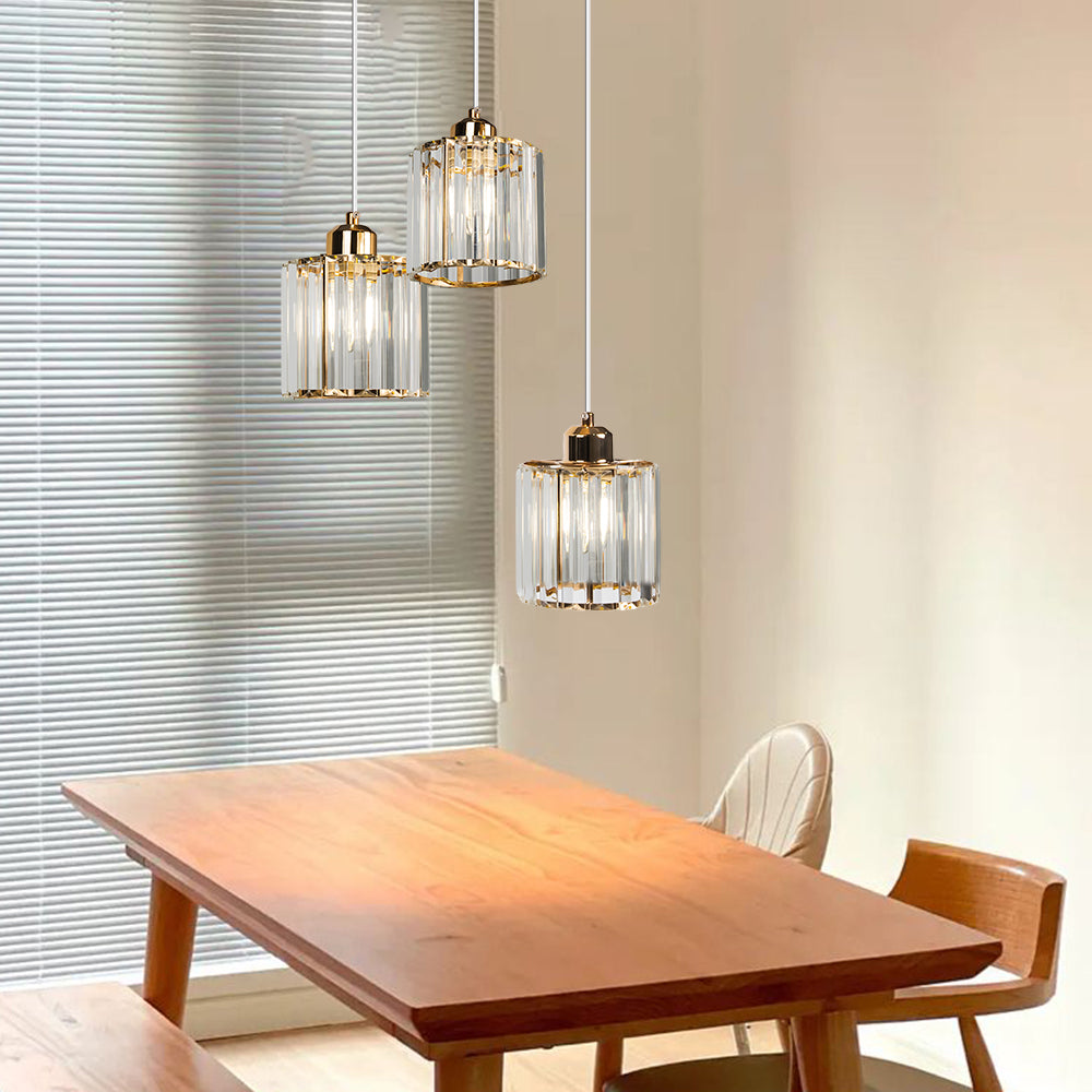 Nordic Crystal Multi Head Pendant Light for Dining Areas | Quorixa