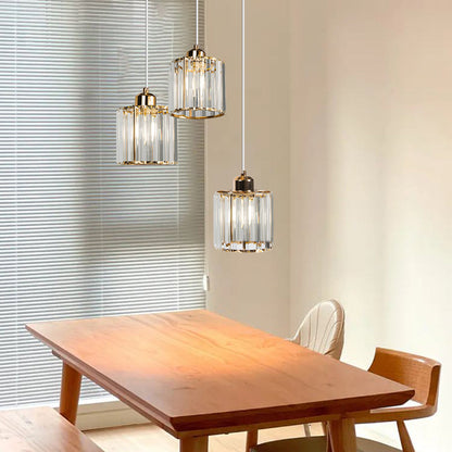 Nordic Crystal Multi Head Pendant Light for Dining Areas | Quorixa