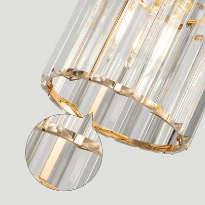 Nordic Crystal Multi Head Pendant Light for Dining Areas | Quorixa
