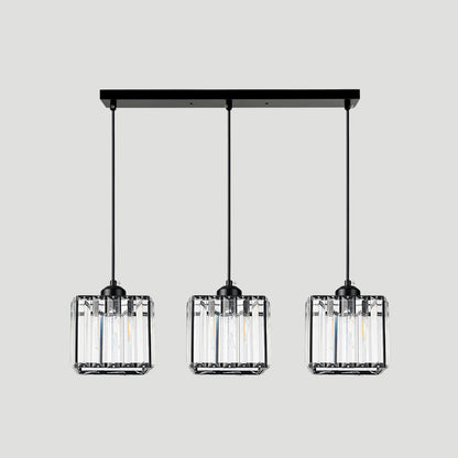 Nordic Crystal Multi Head Pendant Light for Dining Areas | Quorixa