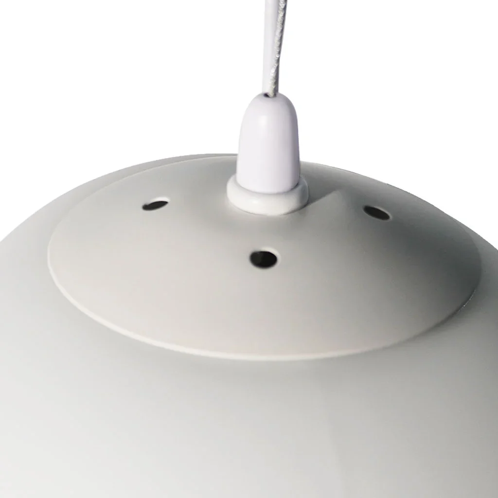 Nordic Frosted Glass Pendant Light with Adjustable Cord | Vantor