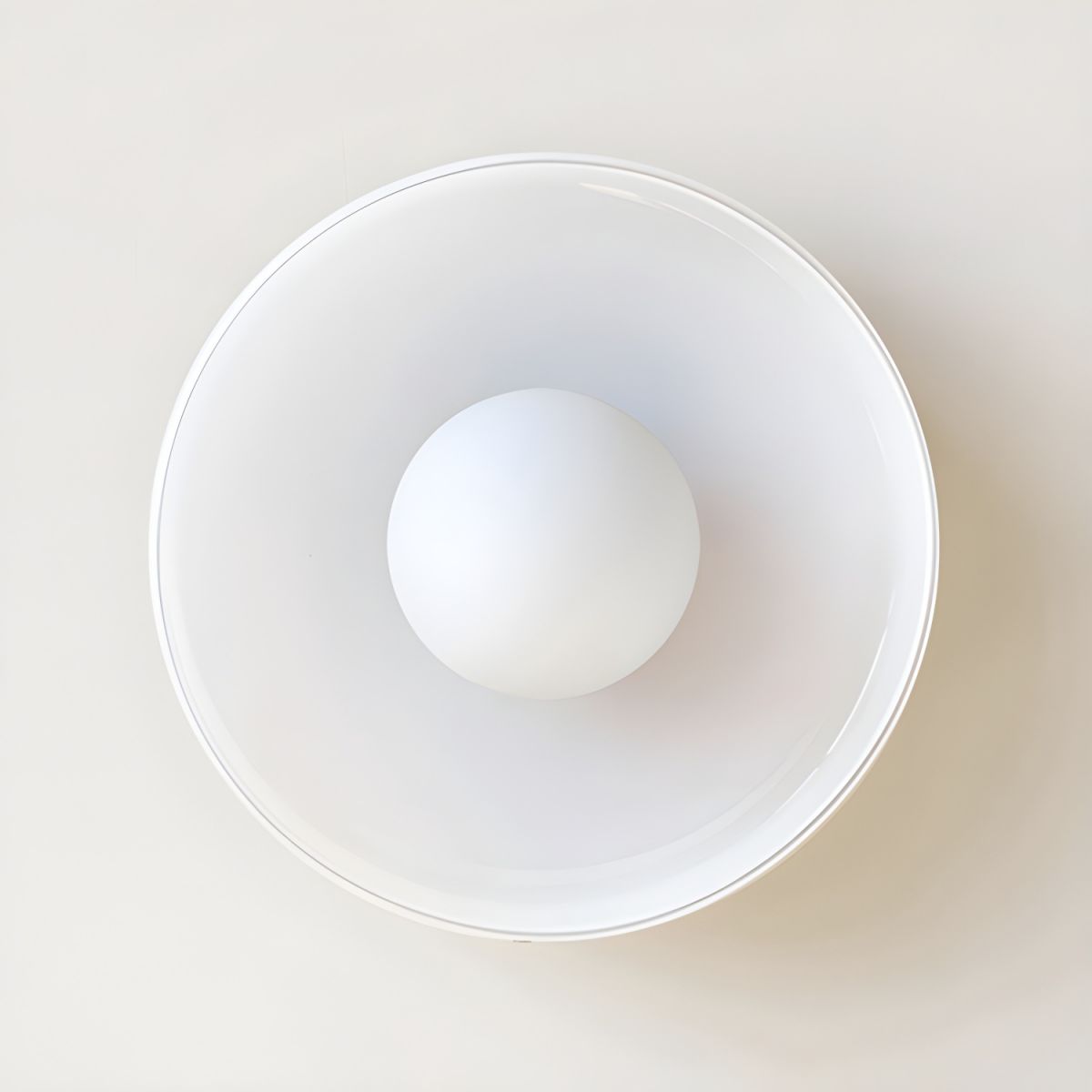 Nordic Geometric Glass Flush Mount Ceiling Light | Lumero