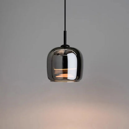 Nordic Glass Bowl Pendant Light with LED Source | Veltron