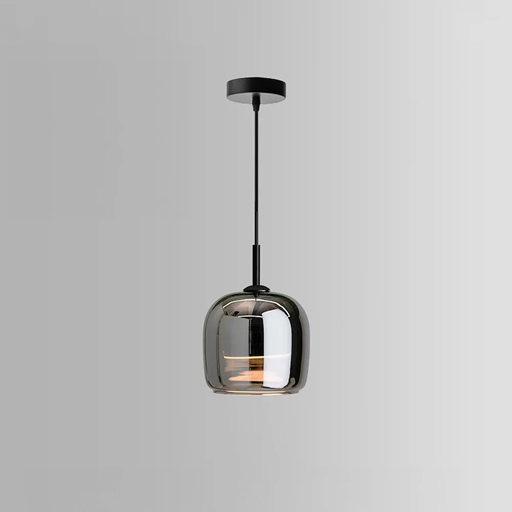 Nordic Glass Bowl Pendant Light with LED Source | Veltron