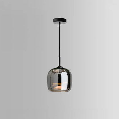 Nordic Glass Bowl Pendant Light with LED Source | Veltron