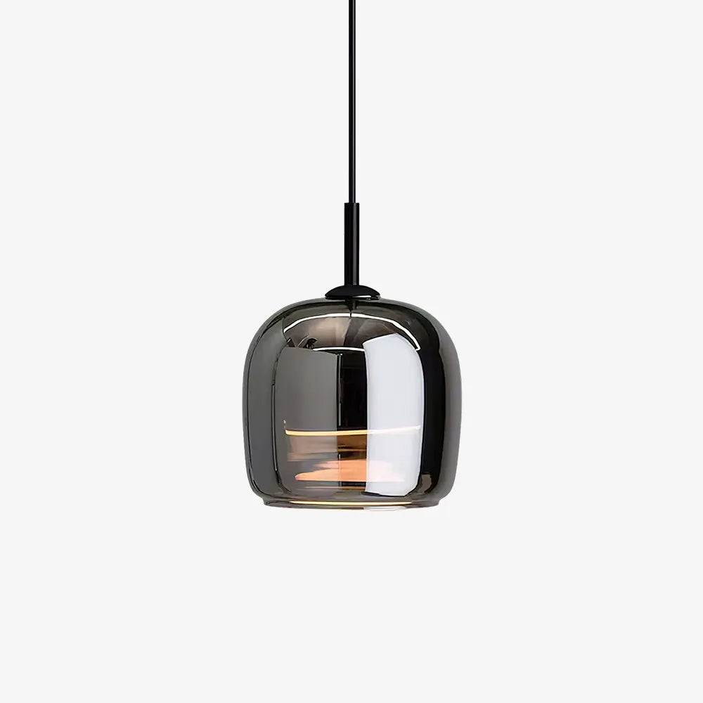 Nordic Glass Bowl Pendant Light with LED Source | Veltron