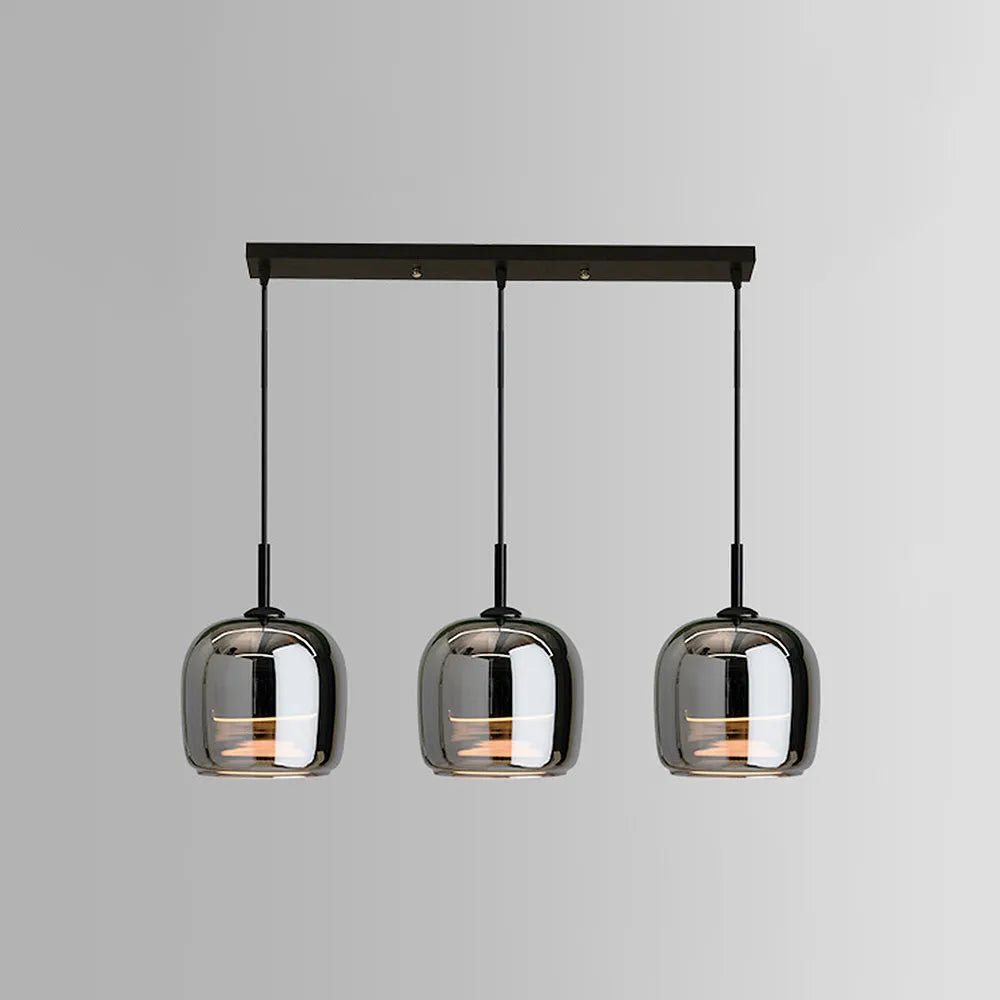 Nordic Glass Bowl Pendant Light with LED Source | Veltron