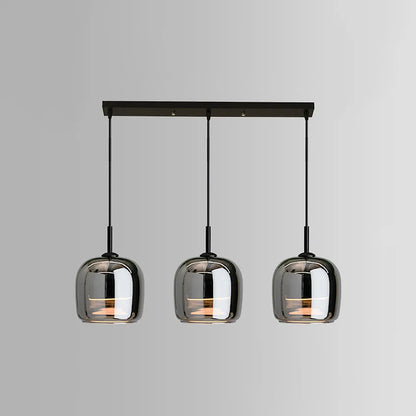 Nordic Glass Bowl Pendant Light with LED Source | Veltron