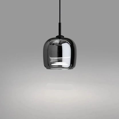 Nordic Glass Bowl Pendant Light with LED Source | Veltron