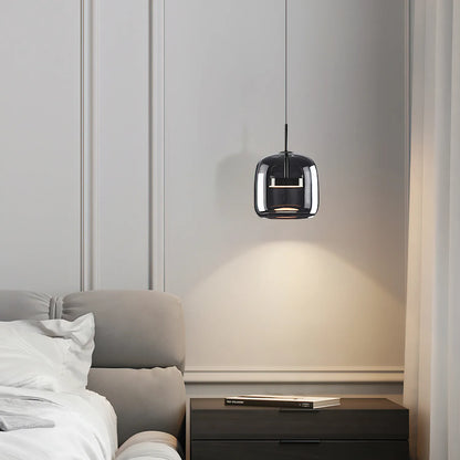 Nordic Glass Bowl Pendant Light with LED Source | Veltron