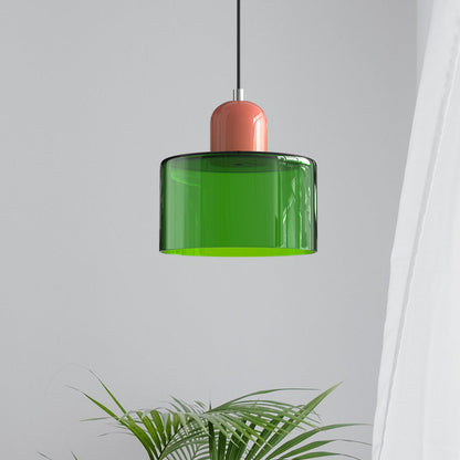 Nordic Glass Globe Pendant Light Industrial Style | Virelia
