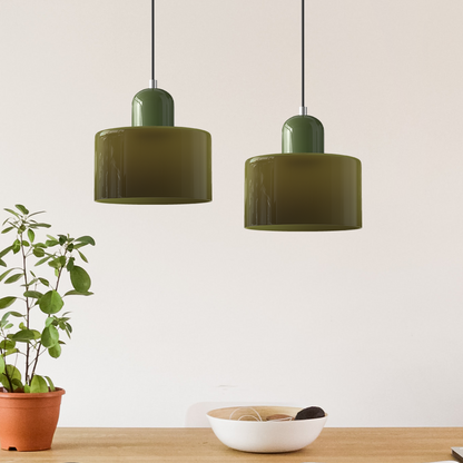Nordic Glass Globe Pendant Light Industrial Style | Virelia