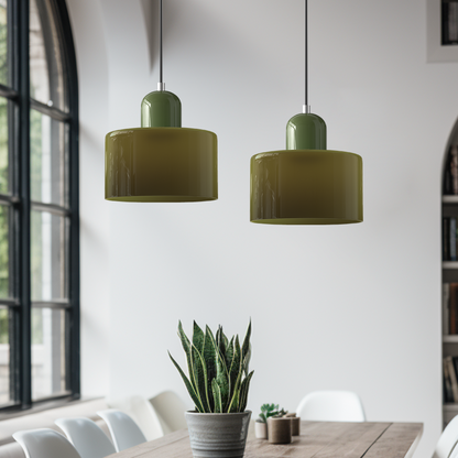 Nordic Glass Globe Pendant Light Industrial Style | Virelia