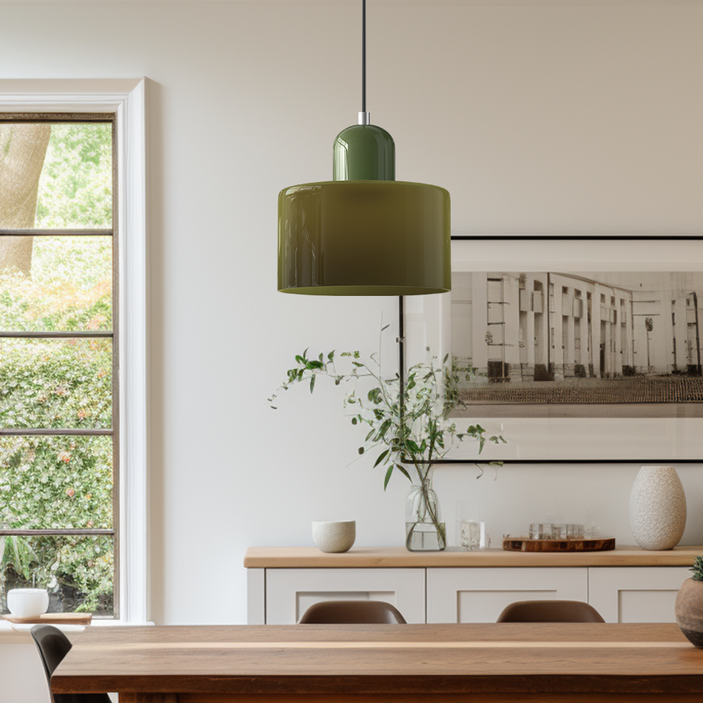 Nordic Glass Globe Pendant Light Industrial Style | Virelia