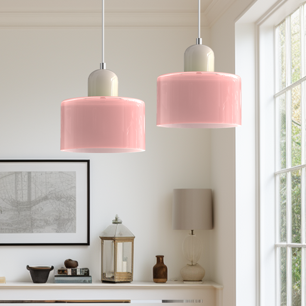 Nordic Glass Globe Pendant Light Industrial Style | Virelia