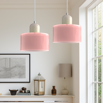 Nordic Glass Globe Pendant Light Industrial Style | Virelia