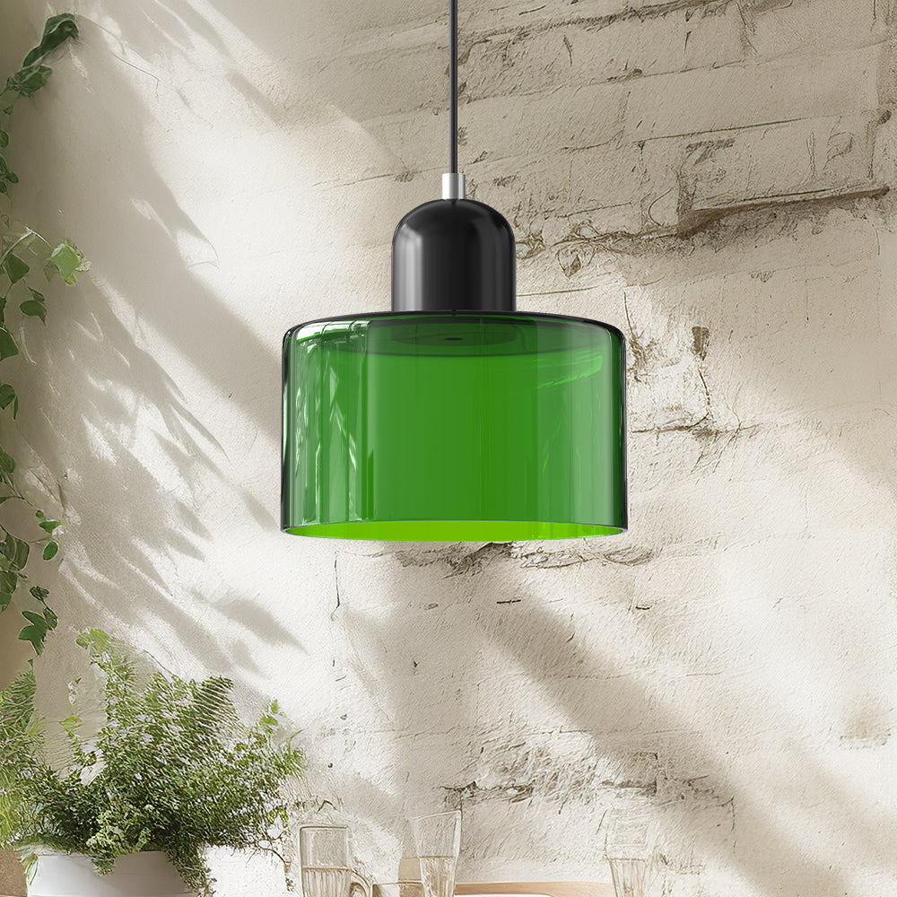 Nordic Glass Globe Pendant Light Industrial Style | Virelia