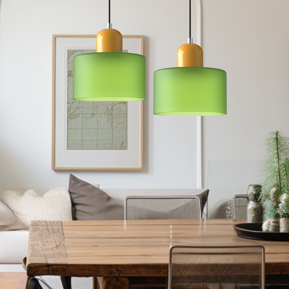Nordic Glass Globe Pendant Light Industrial Style | Virelia
