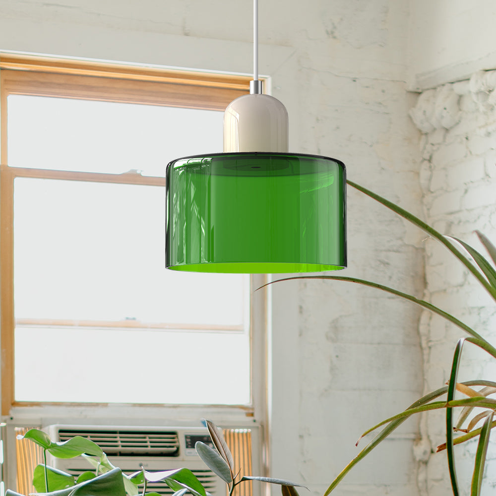 Nordic Glass Globe Pendant Light Industrial Style | Virelia