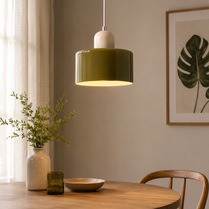 Nordic Glass Globe Pendant Light Industrial Style | Virelia