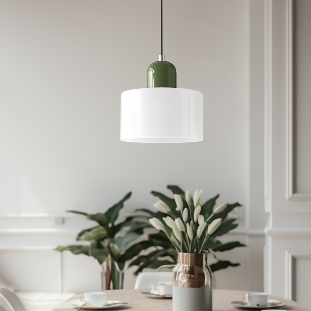 Nordic Glass Globe Pendant Light Industrial Style | Virelia