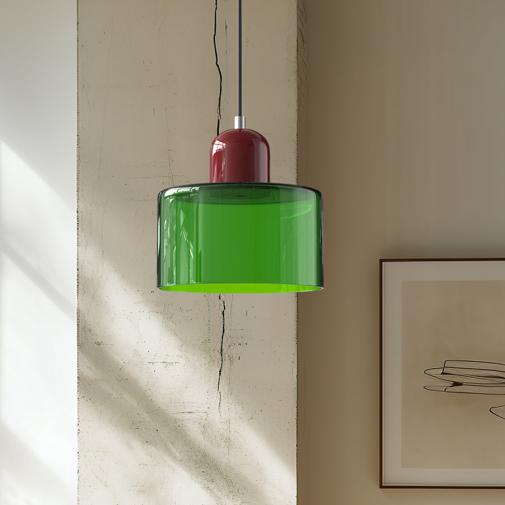 Nordic Glass Globe Pendant Light Industrial Style | Virelia